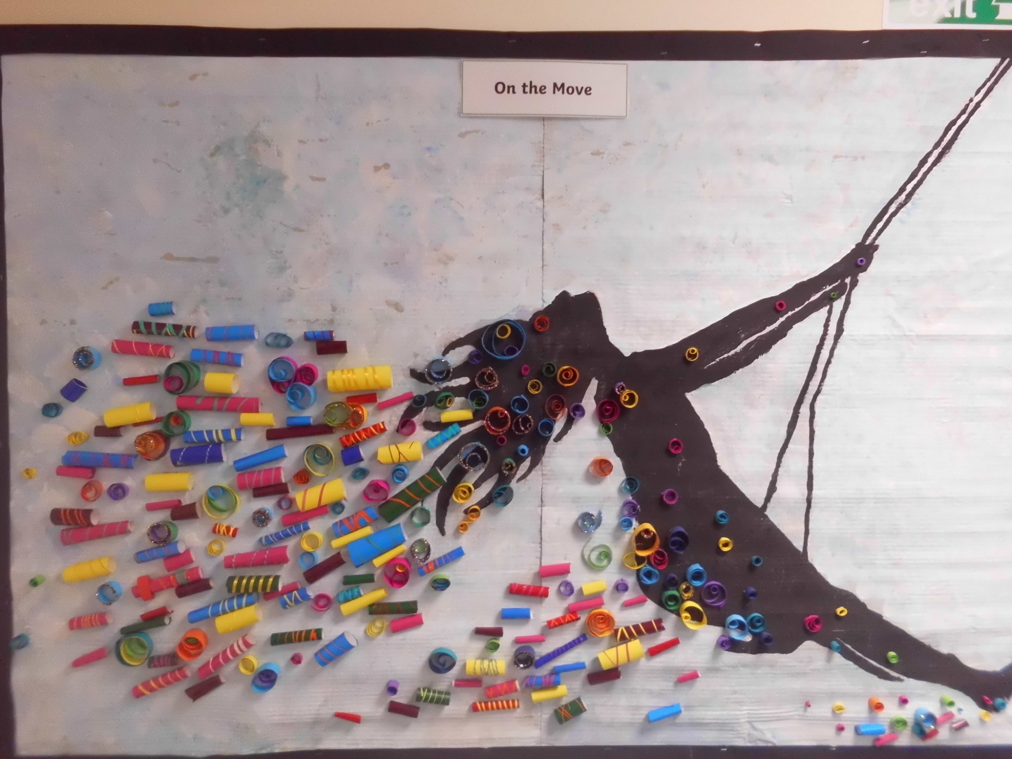 A piece of art by a student